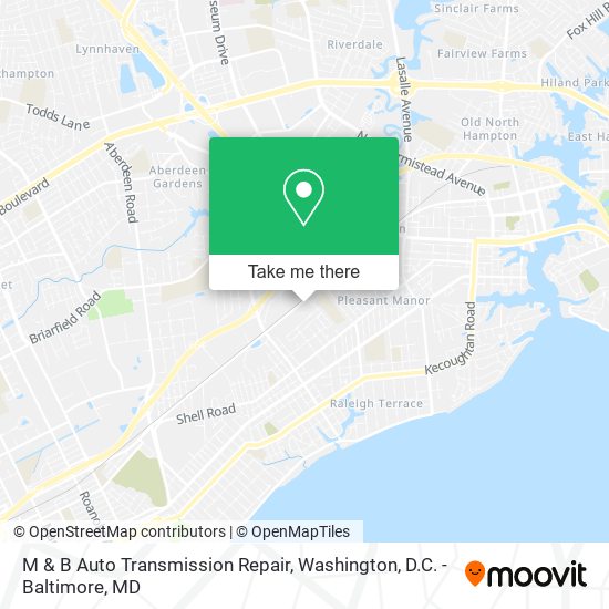 M & B Auto Transmission Repair map