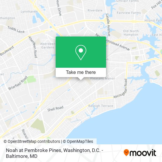 Noah at Pembroke Pines map