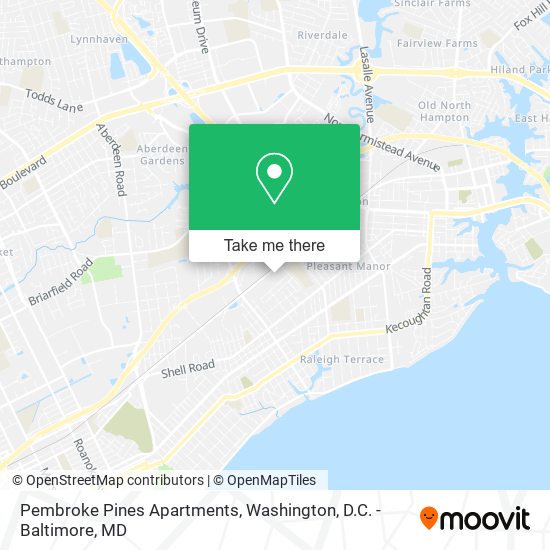 Pembroke Pines Apartments map
