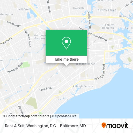 Rent A Suit map