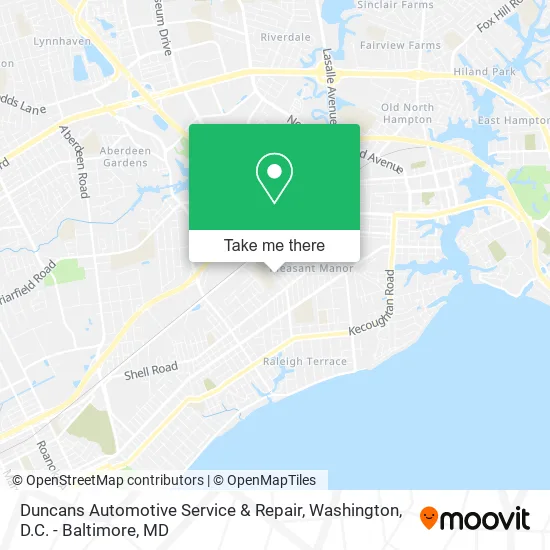 Duncans Automotive Service & Repair map