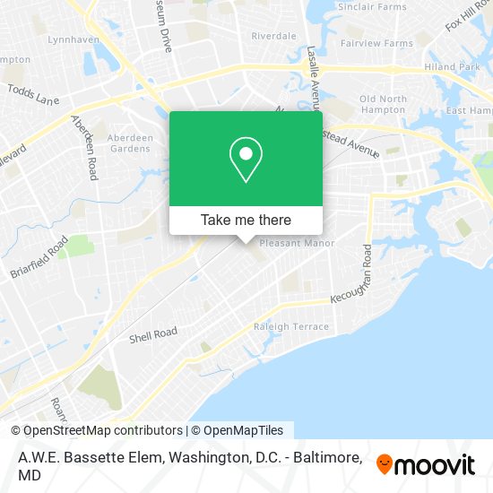 Mapa de A.W.E. Bassette Elem