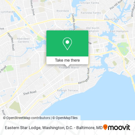 Eastern Star Lodge map