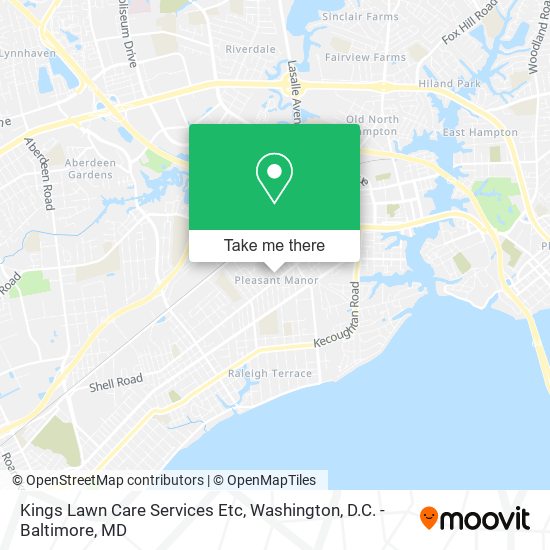 Kings Lawn Care Services Etc map