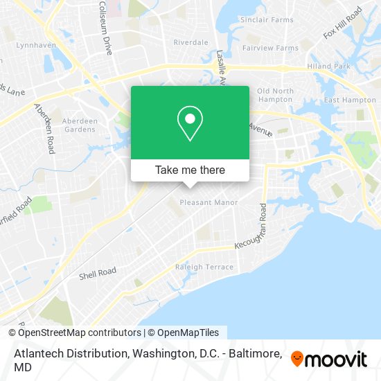 Atlantech Distribution map