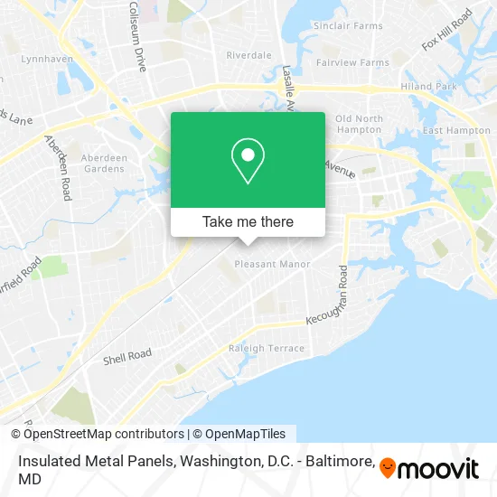 Insulated Metal Panels map