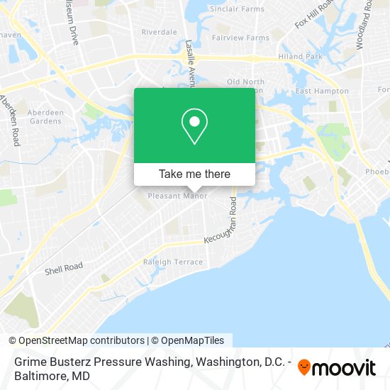 Grime Busterz Pressure Washing map