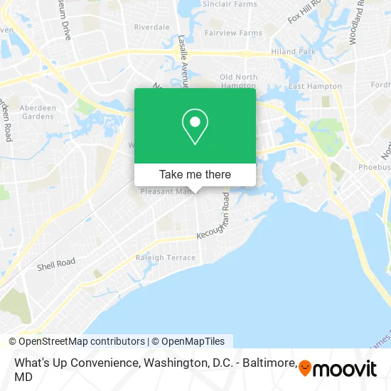 What's Up Convenience map
