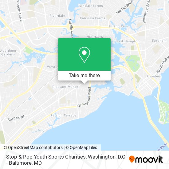 Stop & Pop Youth Sports Charities map