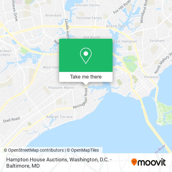 Mapa de Hampton House Auctions