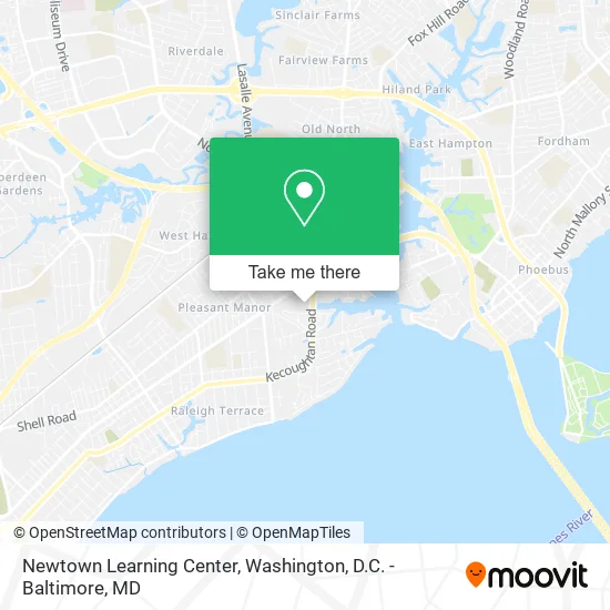 Newtown Learning Center map