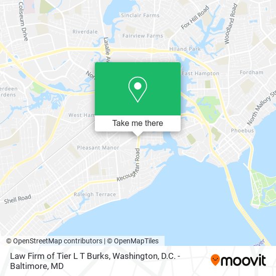 Mapa de Law Firm of Tier L T Burks