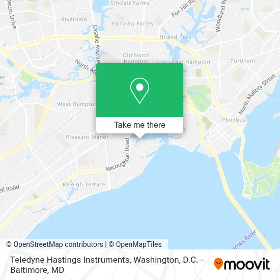 Teledyne Hastings Instruments map