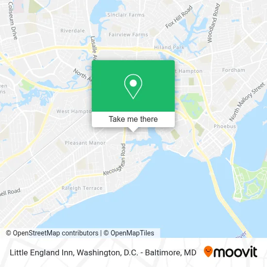 Little England Inn map