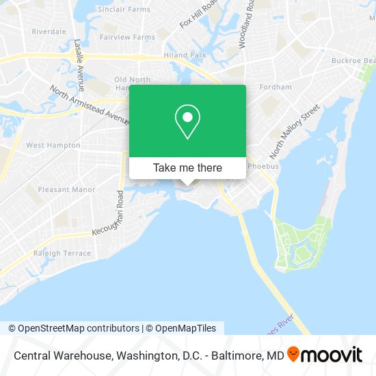 Mapa de Central Warehouse