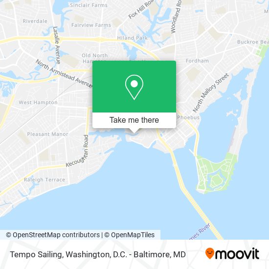 Tempo Sailing map