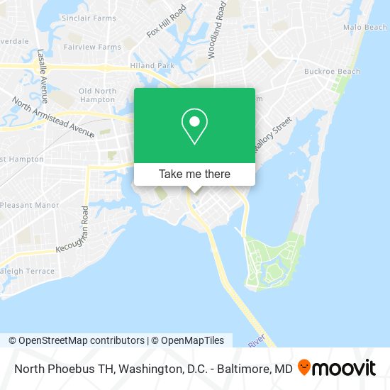 North Phoebus TH map