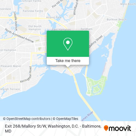 Mapa de Exit 268/Mallory St/W