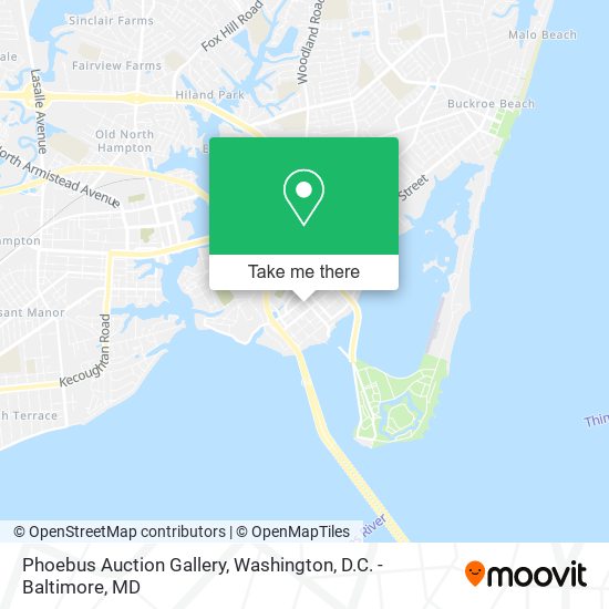 Phoebus Auction Gallery map