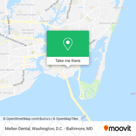 Mellen Dental map