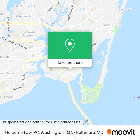 Mapa de Holcomb Law, PC