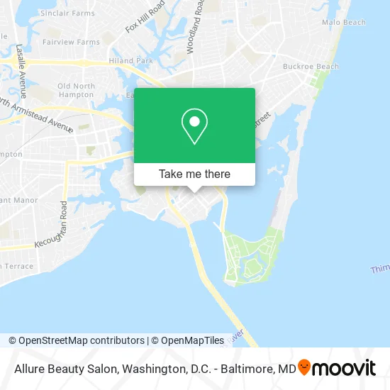 Mapa de Allure Beauty Salon