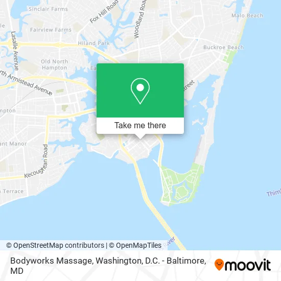 Mapa de Bodyworks Massage