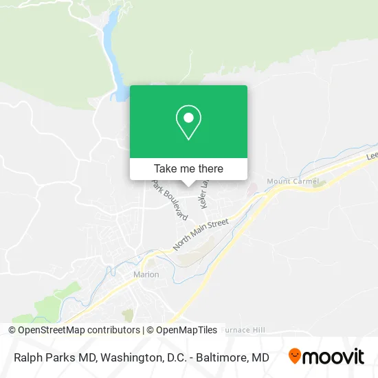 Ralph Parks MD map