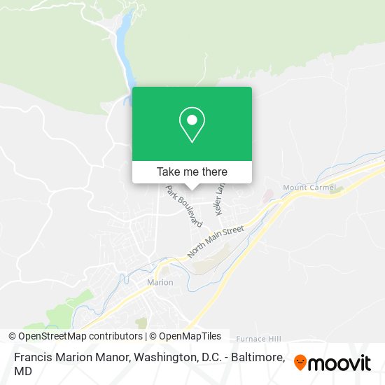 Francis Marion Manor map