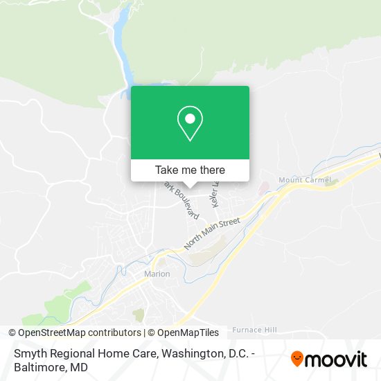 Mapa de Smyth Regional Home Care