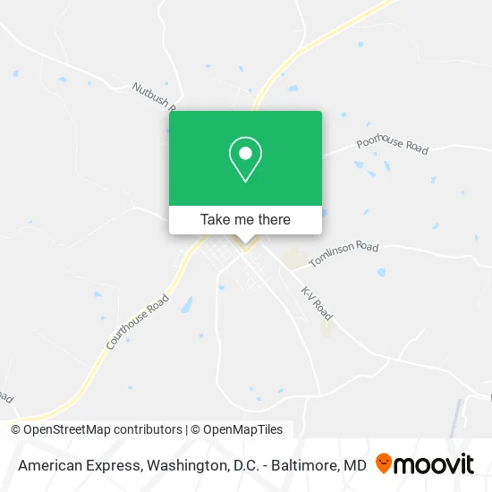 American Express map