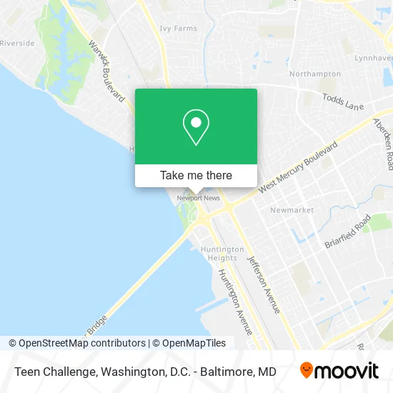 Teen Challenge map