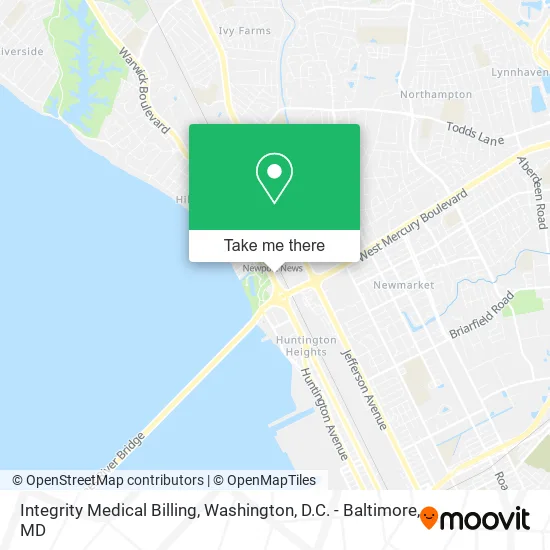 Integrity Medical Billing map