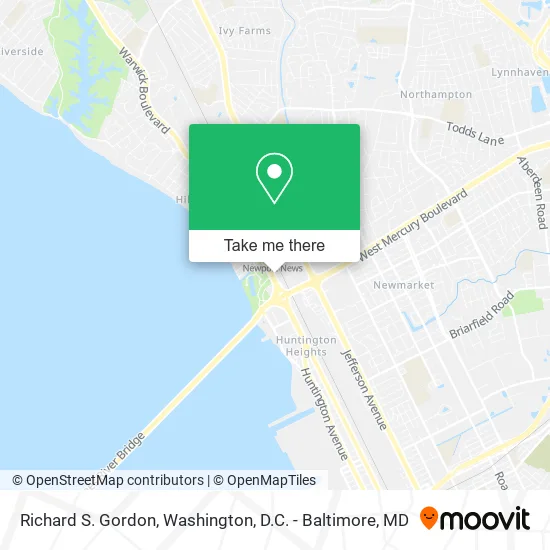 Richard S. Gordon map