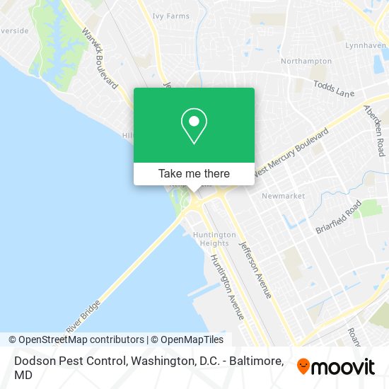 Mapa de Dodson Pest Control