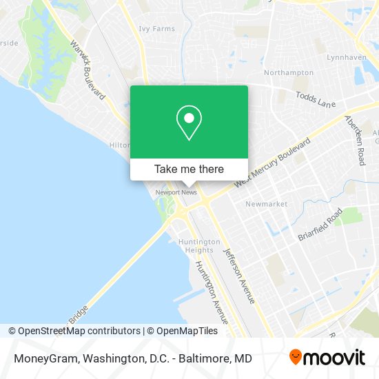 MoneyGram map