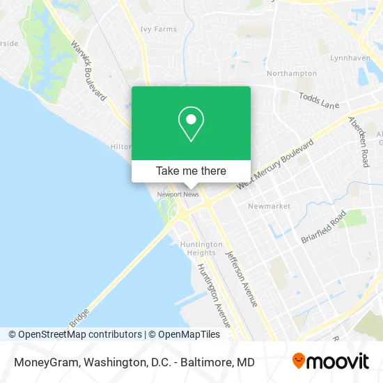 MoneyGram map