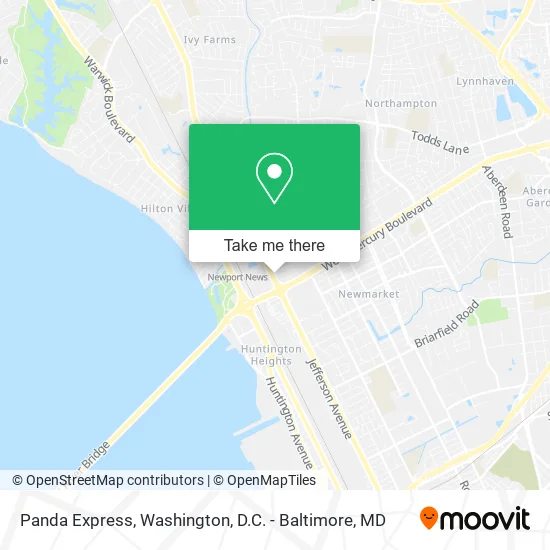 Panda Express map