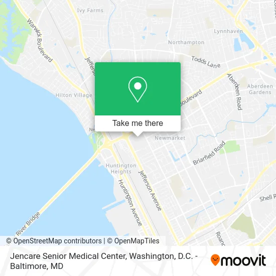 Jencare Senior Medical Center map