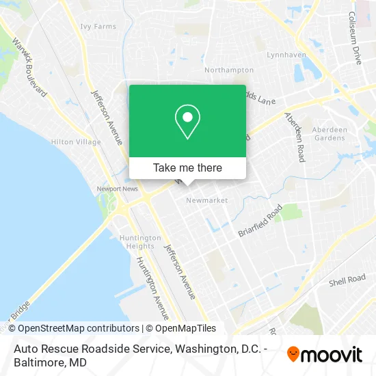 Mapa de Auto Rescue Roadside Service