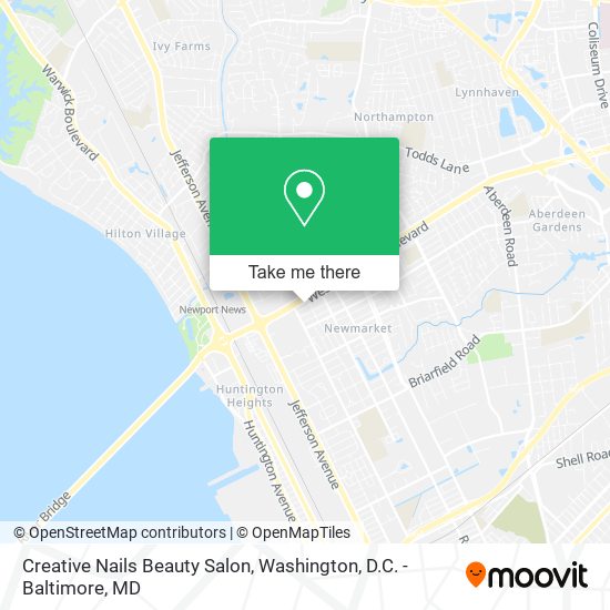 Mapa de Creative Nails Beauty Salon