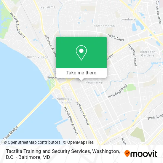Tactika Training and Security Services map