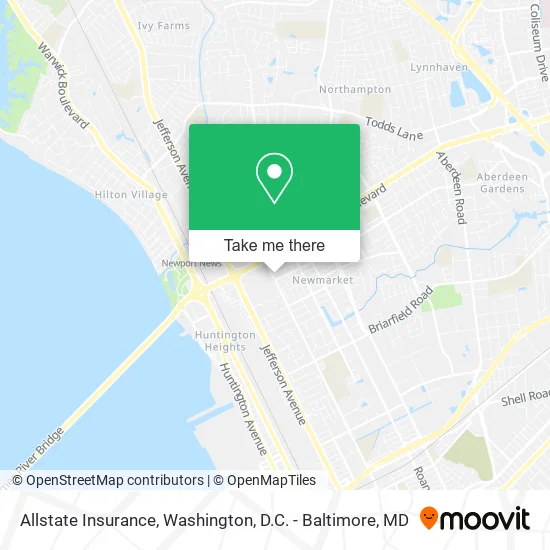 Allstate Insurance map