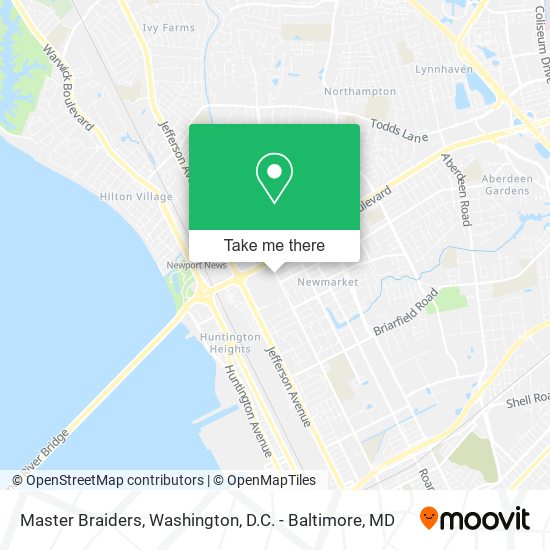 Master Braiders map