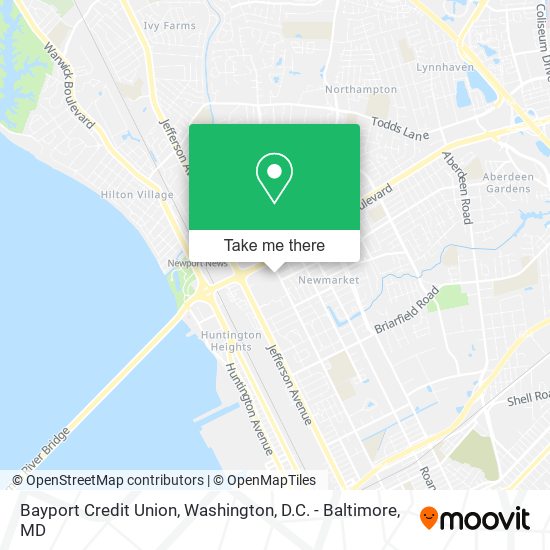 Mapa de Bayport Credit Union