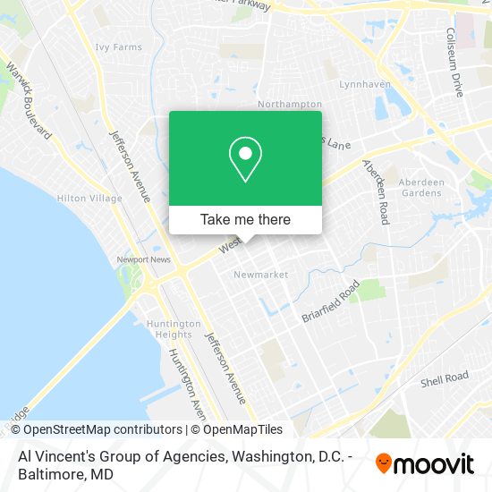 Mapa de Al Vincent's Group of Agencies