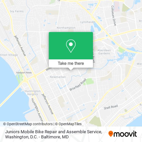 Juniors Mobile Bike Repair and Assemble Service map