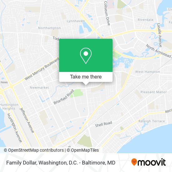 Family Dollar map