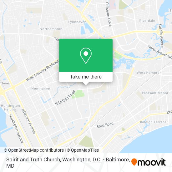Spirit and Truth Church map