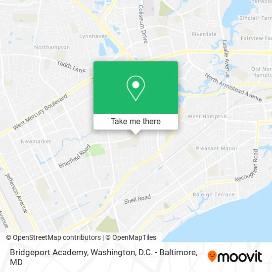 Bridgeport Academy map